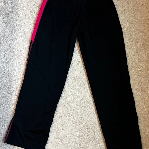 Nike Therma FIT Track Pants Women’s XL Black Pink - Picture 2 of 5